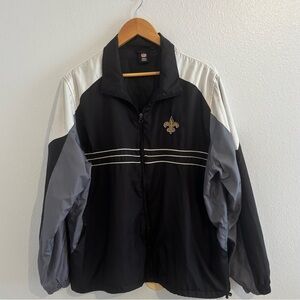 Reebok NFL New Orleans Saints Sports Illustrated Windbreaker Jacket Men’s Large